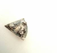 Triangle Dendritic Quartz Ring