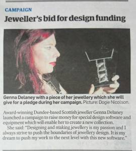 Courier Campaign - Jeweller's Bid For Design Funding