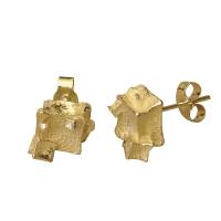 Gold Cube Studs