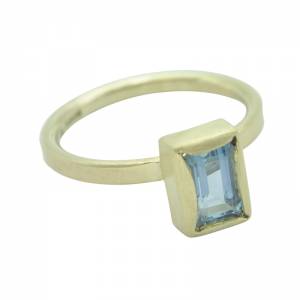 Rachael Aqua Engagment Ring 9ct