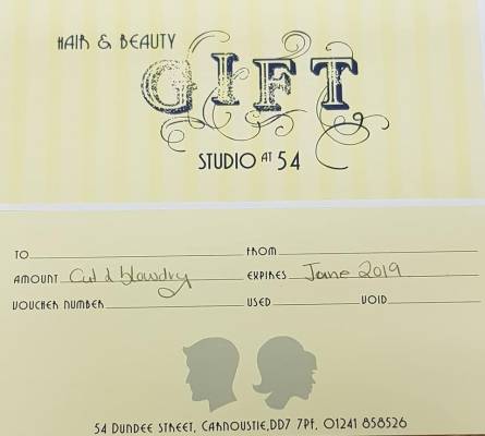 studio 54 gift vouchers