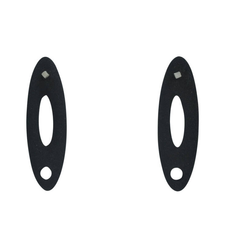 small black oval studs