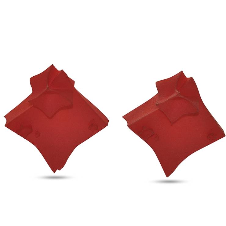 large red cube studs - web