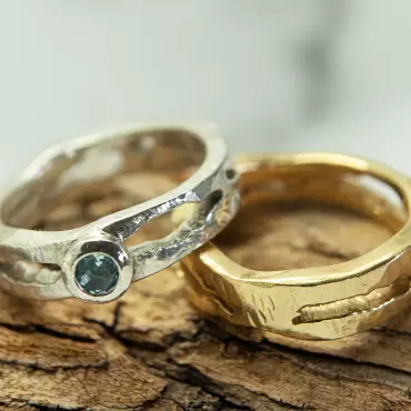 Alternative wedding and engagement rings