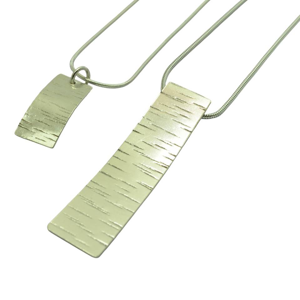 textured sheet drop pendants large and small - web