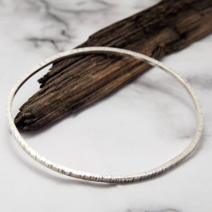 textured wire bangle
